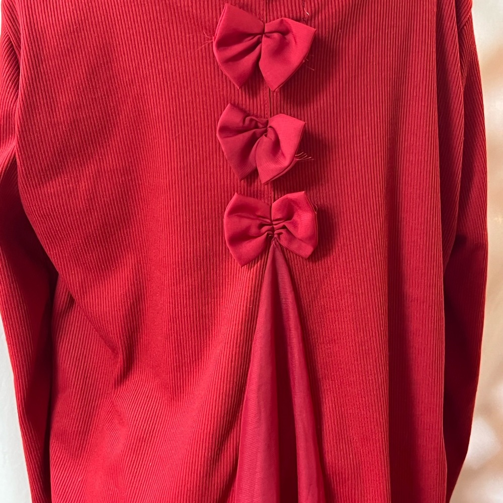 CL Shang collection xl women’s red top tunic shirt dress